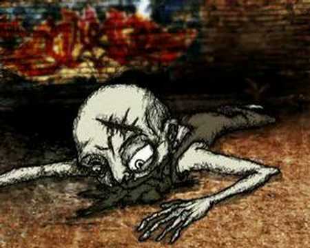 Мрачная анимация - "Мальчик копрофаг"
